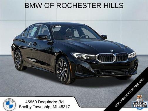 Jet Black 2026 BMW 330 xDrive