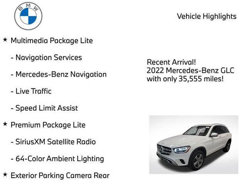 White 2022 Mercedes-Benz GLC 300 4MATIC