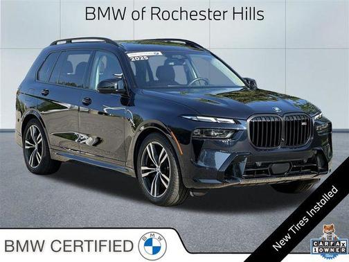 Carbon Black Metallic 2025 BMW X7 M60i