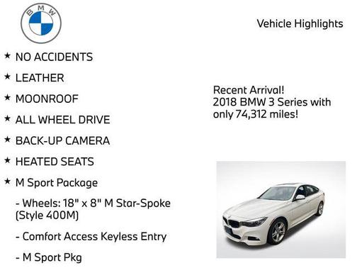 2018 BMW 330 Gran Turismo xDrive