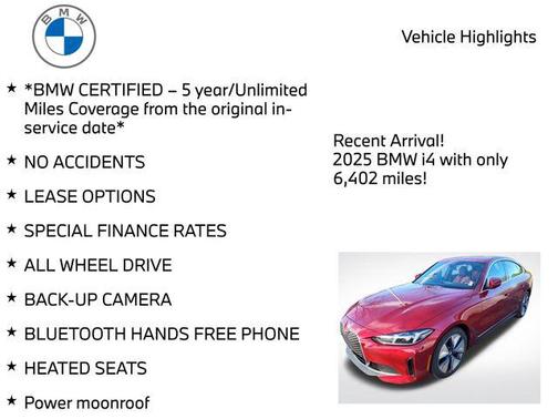 2025 BMW i4 Gran Coupe xDrive40