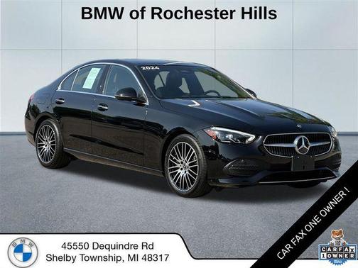 Black 2024 Mercedes-Benz C-Class C 300 4MATIC