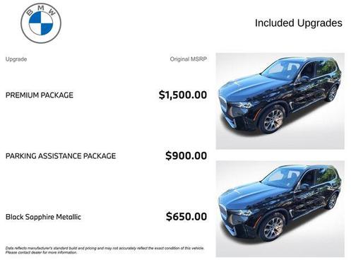 Black Sapphire Metallic 2026 BMW X5 xDrive50e