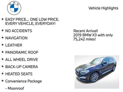 2019 BMW X3 xDrive30i
