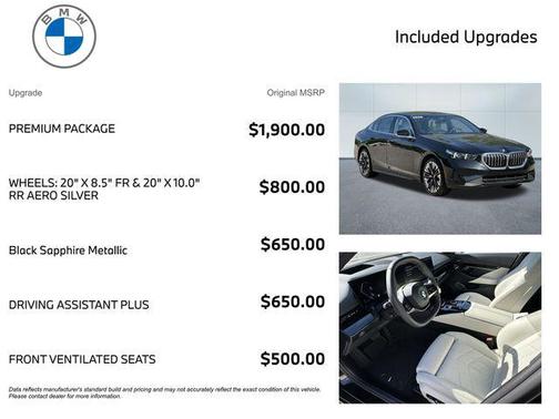 Black Sapphire Metallic 2026 BMW 530 xDrive
