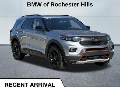 Iconic Silver Metallic 2022 Ford Explorer Timberline