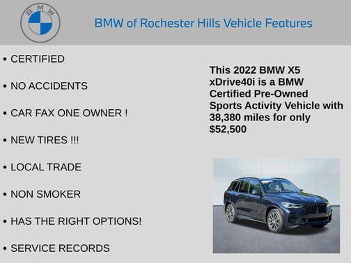 2022 BMW X5 xDrive40i