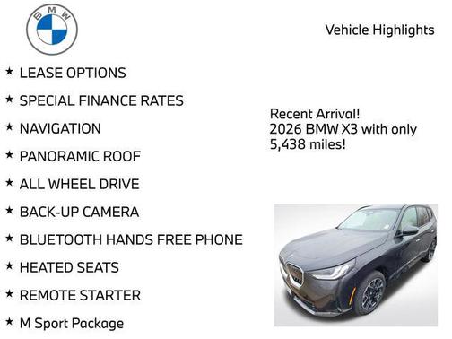 2026 BMW X3 30 xDrive