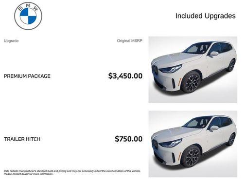 Alpine White 2026 BMW X3 30 xDrive