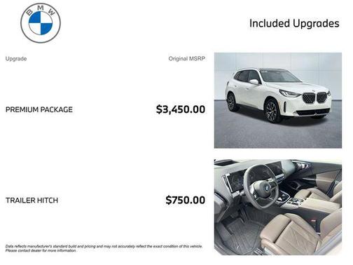 Alpine White 2026 BMW X3 30 xDrive
