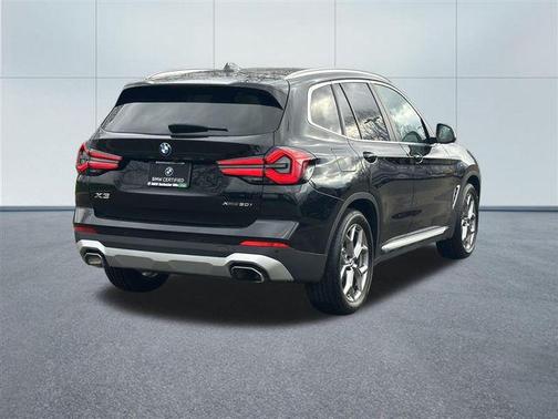 Black Sapphire Metallic 2024 BMW X3 xDrive30i