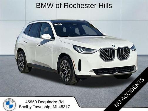 Alpine White 2026 BMW X3 30 xDrive
