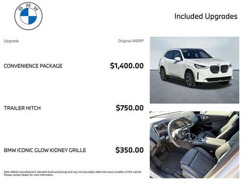 Alpine White 2026 BMW X3 30 xDrive