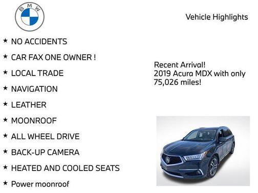 2019 Acura MDX Sport Hybrid Advance Package