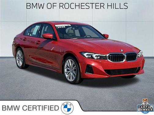 Melbourne Red Metallic 2023 BMW 330 xDrive
