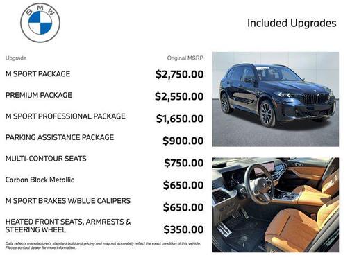 Carbon Black Metallic 2024 BMW X5 xDrive40i