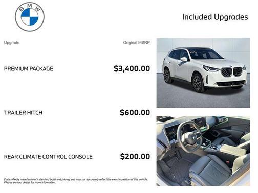 Alpine White 2025 BMW X3 30 xDrive