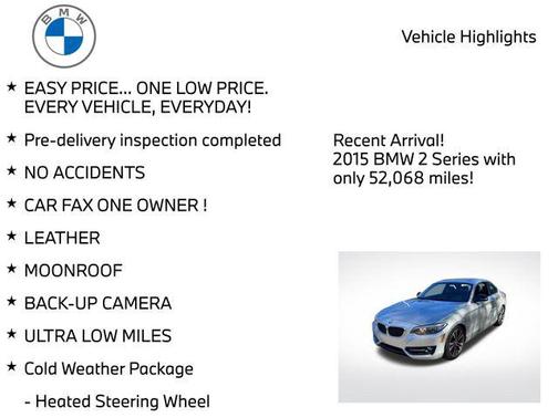 2015 BMW 228 228i