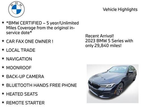 2023 BMW 540 i xDrive