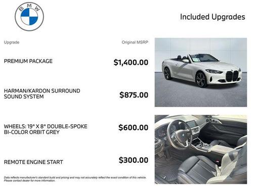 Alpine White 2023 BMW 430 i xDrive