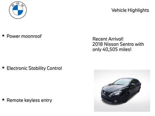 2018 Nissan Sentra SR