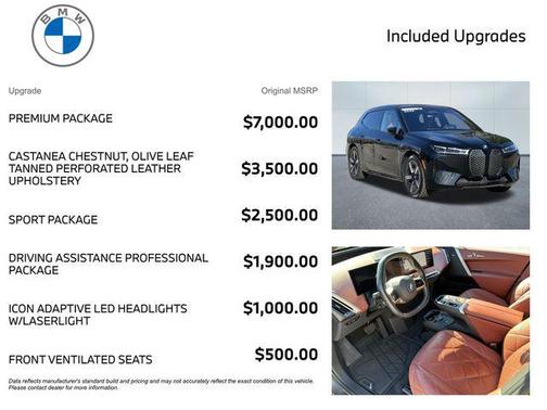 Black Sapphire Metallic 2023 BMW iX xDrive50