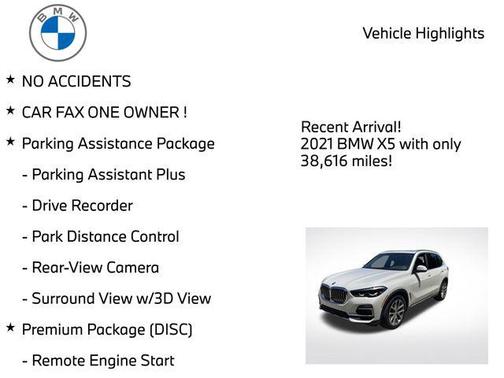 Mineral White Metallic 2021 BMW X5 xDrive40i