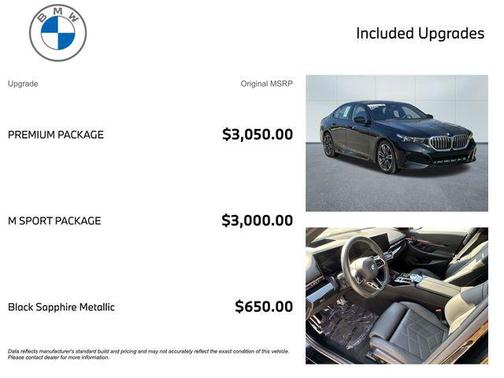 Black Sapphire Metallic 2024 BMW 540 xDrive