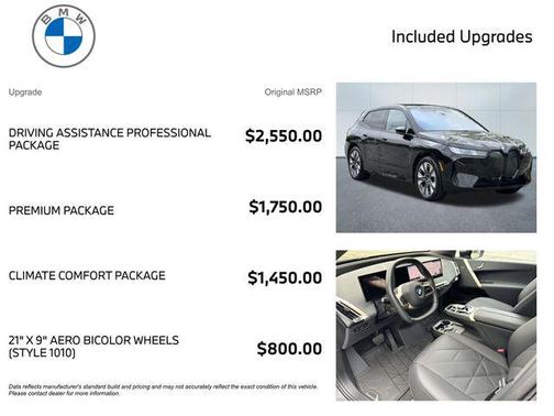 Black Sapphire Metallic 2026 BMW iX xDrive60