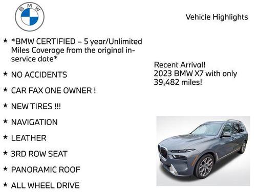 2023 BMW X7 xDrive40i