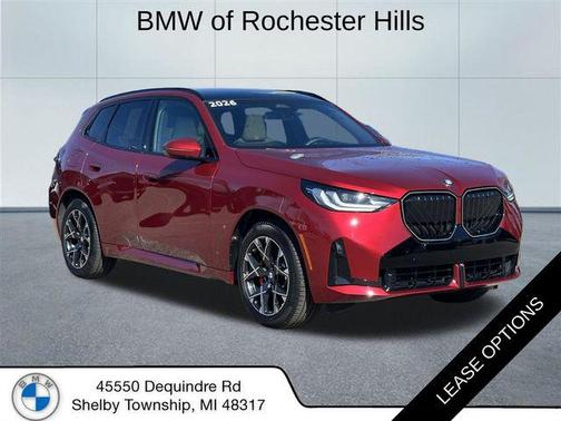 Red Metallic 2026 BMW X3 30 xDrive