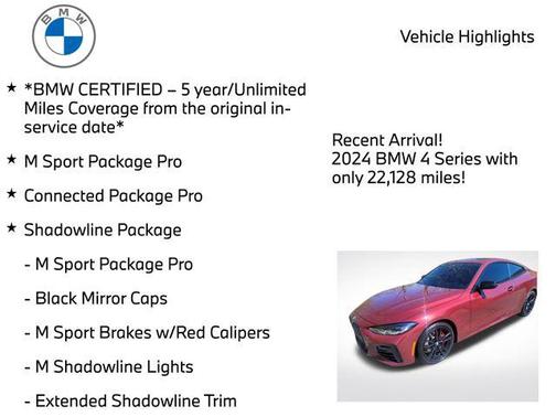 Aventurin Red Metallic 2024 BMW M440 i xDrive