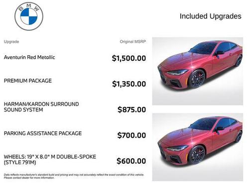 Aventurin Red Metallic 2024 BMW M440 i xDrive