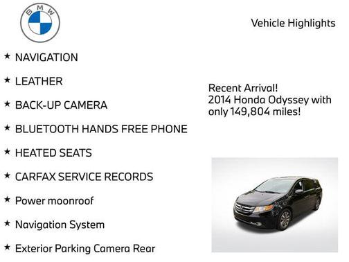 2014 Honda Odyssey Touring Elite