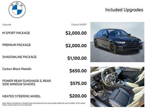 Carbon Black Metallic 2023 BMW 530e Base