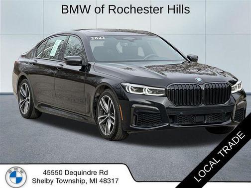 Black Sapphire Metallic 2022 BMW 750 i xDrive