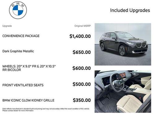 Dark Graphite Metallic 2026 BMW X3 30 xDrive
