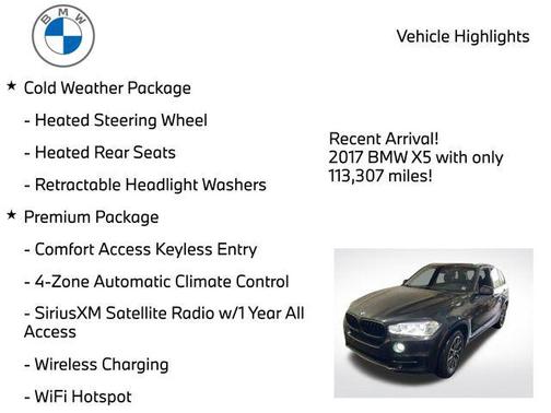Dark Graphite 2017 BMW X5 xDrive35i
