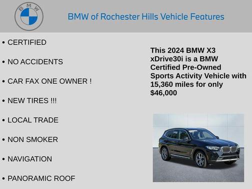 2024 BMW X3 xDrive30i