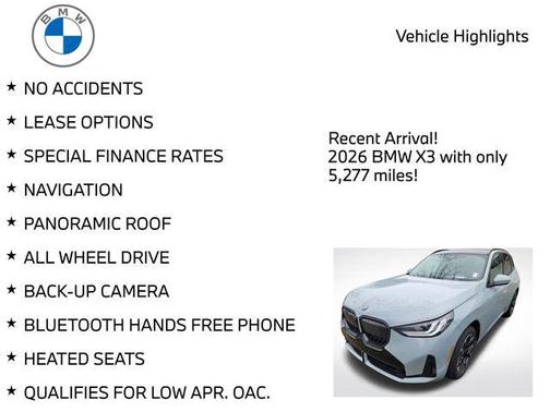2026 BMW X3 30 xDrive
