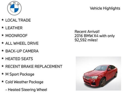 2016 BMW X4 xDrive28i