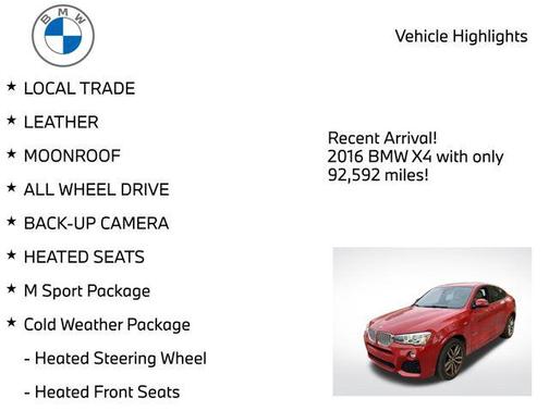 2016 BMW X4 xDrive28i