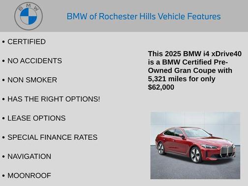 2025 BMW i4 Gran Coupe xDrive40