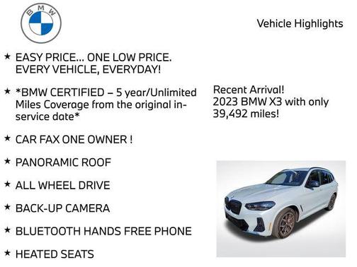 2023 BMW X3 M40i