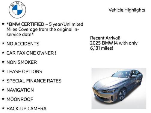 2025 BMW i4 Gran Coupe xDrive40