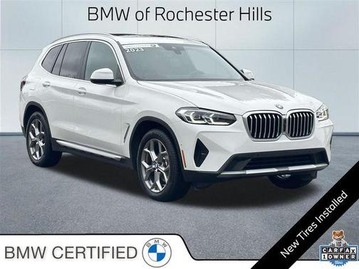 Alpine White 2023 BMW X3 xDrive30i