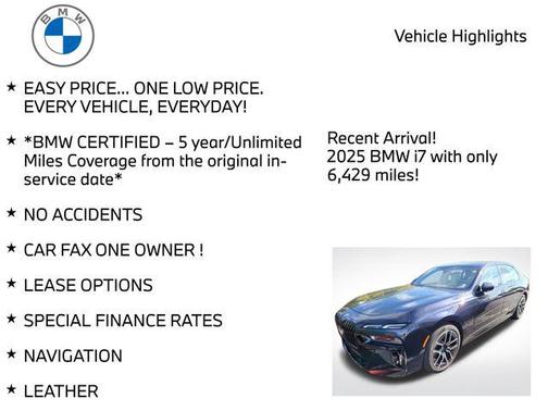 2025 BMW i7 xDrive60