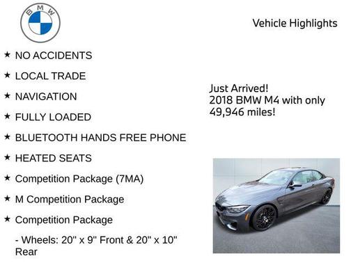 2018 BMW M4 Base