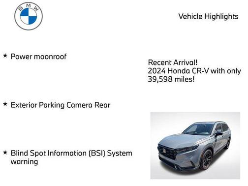 Crystal Black Pearl 2024 Honda CR-V Hybrid Sport AWD