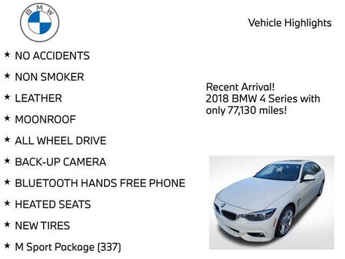 2018 BMW 430 Gran Coupe i xDrive